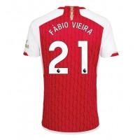 Pánský Fotbalový dres Arsenal Fabio Vieira #21 2023-24 Domácí Krátký Rukáv